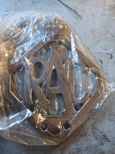 Genuine vintage rac - rac, car