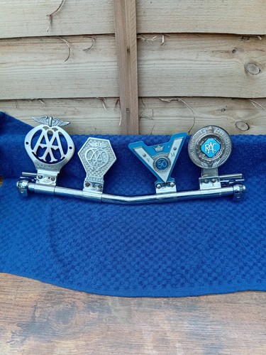 Vintage car badge bar - car,