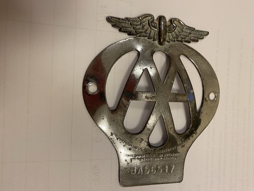 Vintage car badge 1957 - aa,