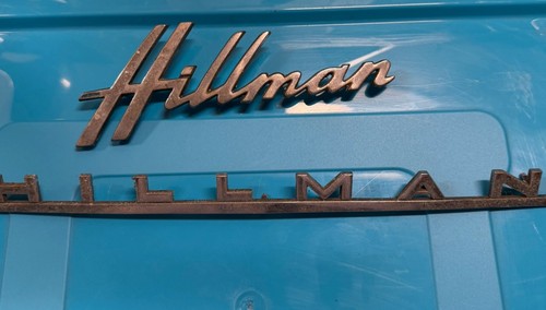 Early vintage hillman car - early,