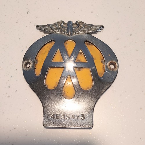 Vintage car badge - car,