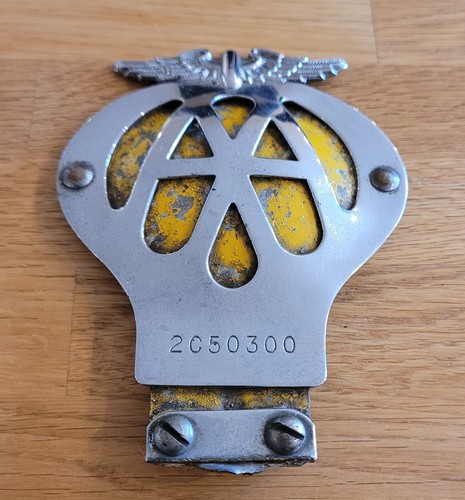 Early vintage chrome enamel - early,