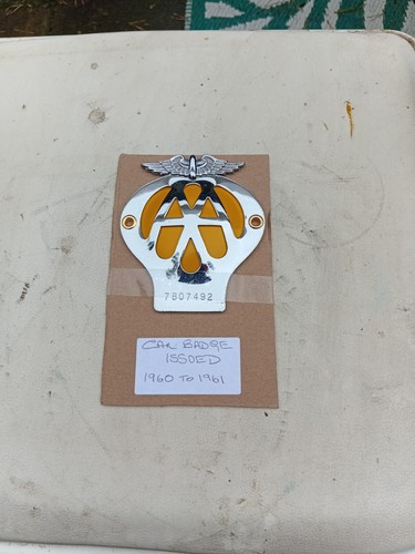 Vintage car badge - a, dome