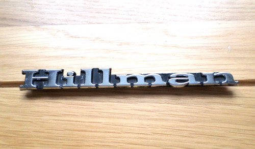 Vintage hillman car chrome - hillman,