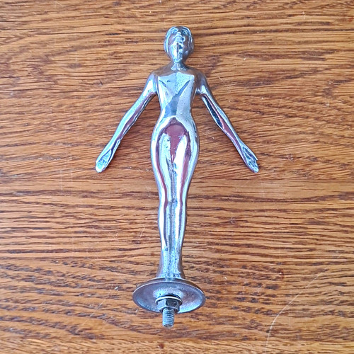 Vintage chrome plated car hood - vintage, chrome-plated