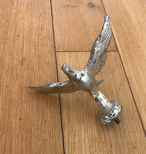 Vintage chrome metal eagle - chrome,