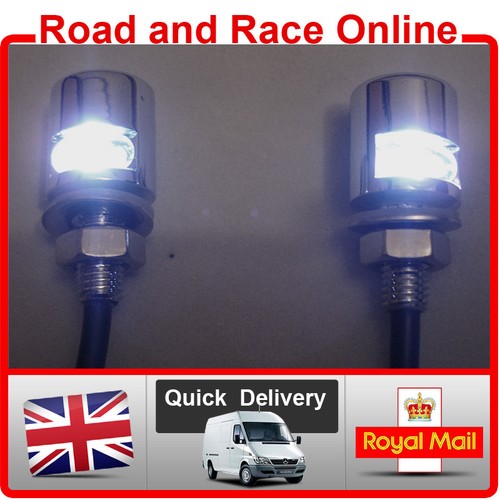 Led number plate lights chrome - led,