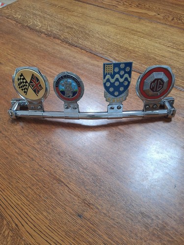 Vintage car chrome bar - , with