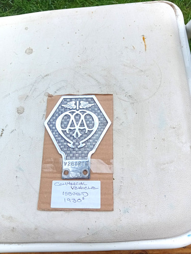 Vintage car badge a - vintage,