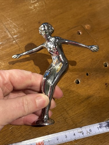 Vintage speed nymph car mascot - car,