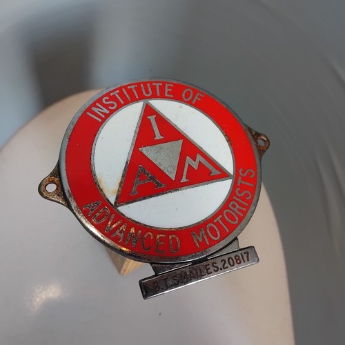 Vintage iam car badge - iam,
