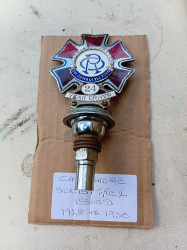 Vintage car badge order - badge,