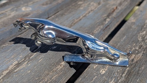 Vintage chrome jaguar - vintage,