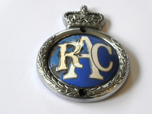 Vintage rac badge very heavy - vintage,