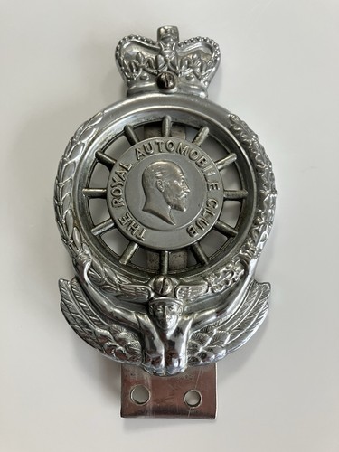 Vintage rac car badge - rac, king