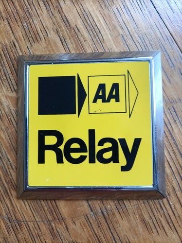 Vintage relay car badge - vintage,