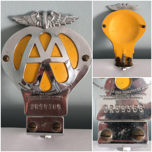 Vintage car badge - vintage,